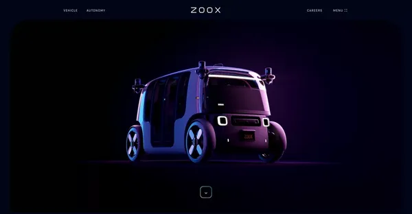Zoox - Landing design inspiration