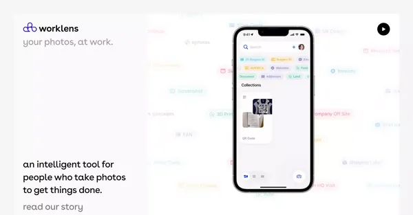 WorkLens á§ Your photos, at work. - Landing design inspiration
