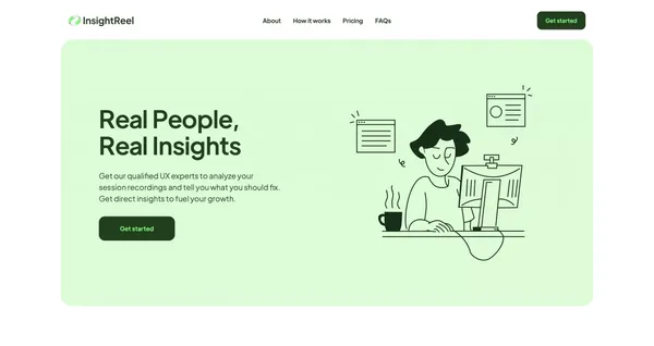 InsightReel | Get direct insights to fuel your growth - Landing design inspiration