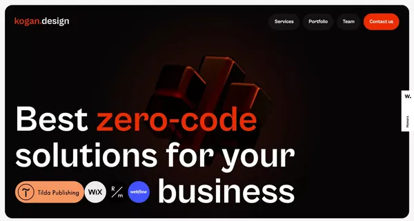 kogan.design — Best zero-code agency in Israel - Landing design inspiration