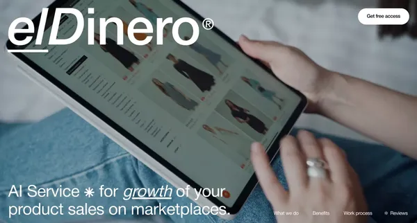 elDinero.ai - Landing design inspiration