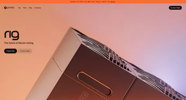 Proto - Landing design inspiration