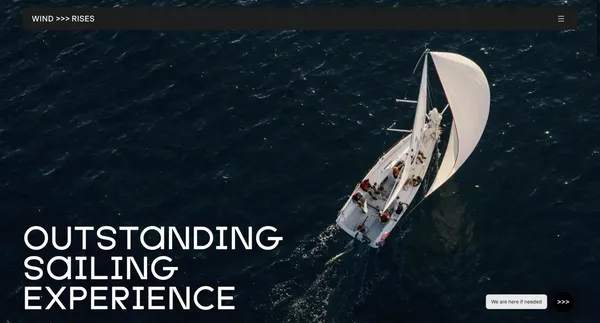 Wind Rises - Landing design inspiration