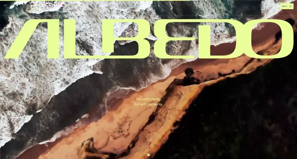 Albedo - Landing design inspiration