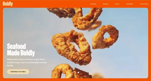 Boldly - Landing design inspiration