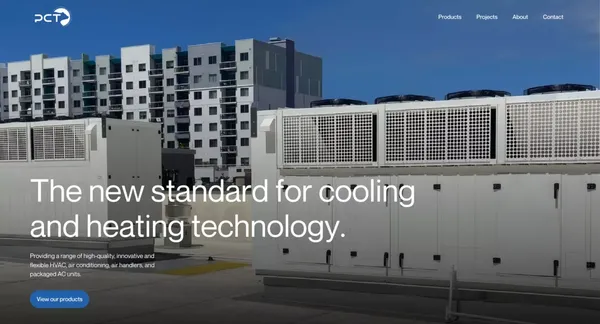 Polar Cooling Technologies | Manufacturing High-Quality Cooling Systems - Landing design inspiration