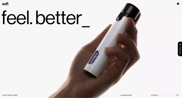sofi - Landing design inspiration