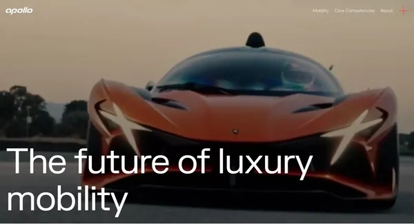 Apollo | Apollo - Landing design inspiration