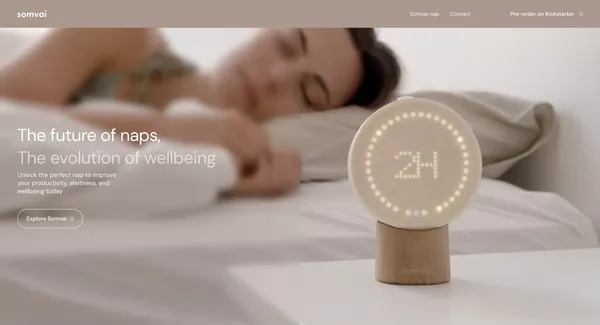 Somvai - Landing design inspiration