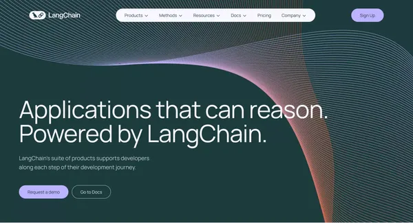 LangChain - Landing design inspiration