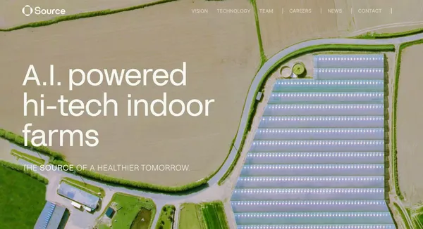 Source.ag - Landing design inspiration