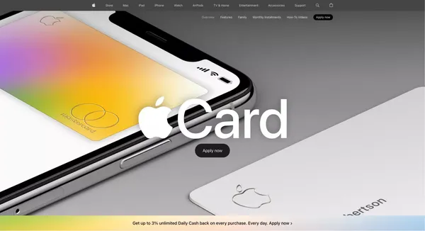 Apple Card - Apple - Landing design inspiration