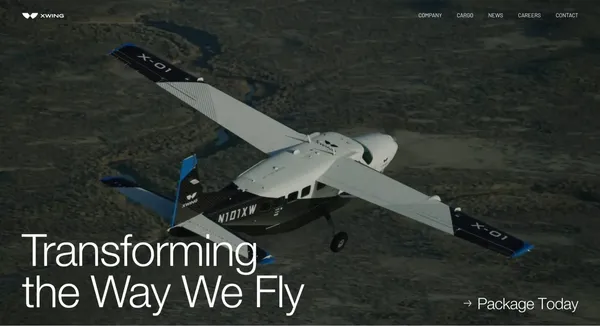 Xwing - Transforming the Way We Fly - Landing design inspiration