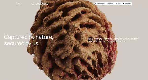 Home - Carbo Culture - Landing design inspiration