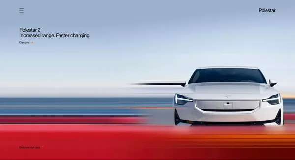 Polestar – Electric cars | Polestar - Landing design inspiration