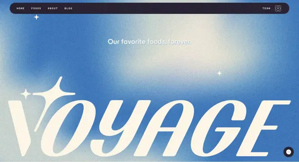 Voyage Foods | Future-proofing your favorite food and drink - Landing design inspiration