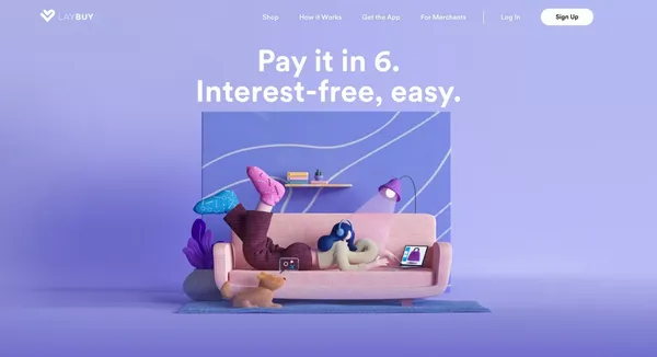 Laybuy - Landing design inspiration