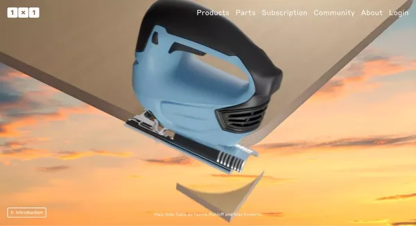 1×1 Systems - Landing design inspiration