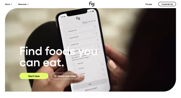 Home - Fig: Food Is Good - Landing design inspiration
