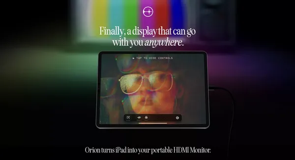 Orion - HDMI Monitor for iPad - Landing design inspiration