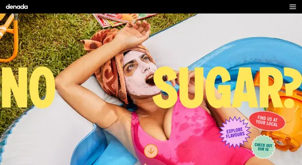 Denada Sugar Free Ice Cream | Because Everyone Needs Dessert | Denada - Landing design inspiration