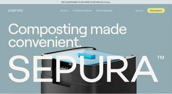 SEPURA | The World's First Composting Garbage Disposal– Sepura Home - Landing design inspiration