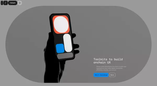 Reown | The onchain UX platform — Reown - Landing design inspiration