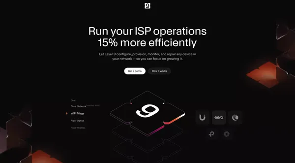 Layer 9 - Landing design inspiration