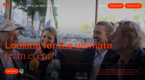 Canals and Windmills - Portfolio design inspiration