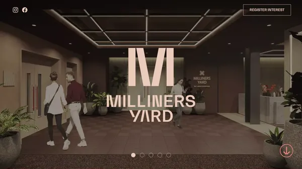 Milliners Yard — A tapestry of Urban Living - Landing design inspiration