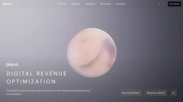 Piano | Data-Driven Customer Engagement Solutions - Landing design inspiration