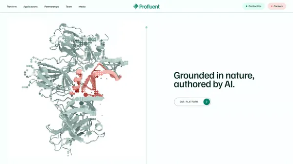 Profluent - Landing design inspiration