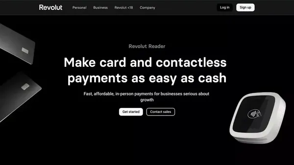 Revolut Reader | Revolut - Landing design inspiration