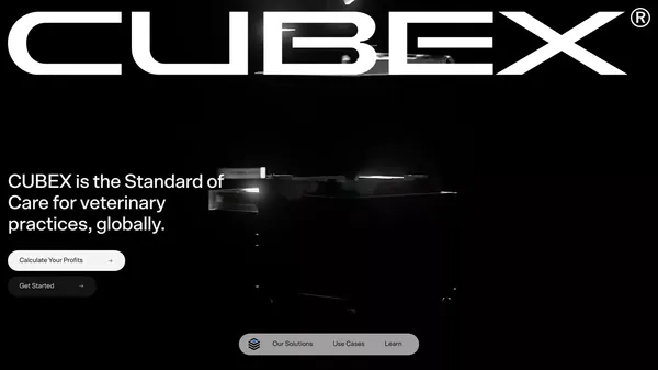 Cubex - Landing design inspiration