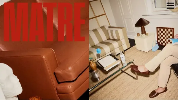 MATRE | Driven to shape our future design story - Landing design inspiration