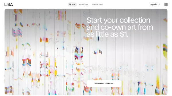 LISA Foundation - Landing design inspiration