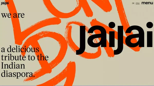 JaiJai - Landing design inspiration
