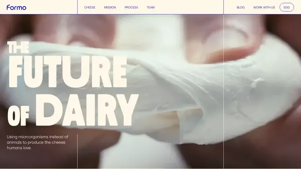 Formo - Landing design inspiration