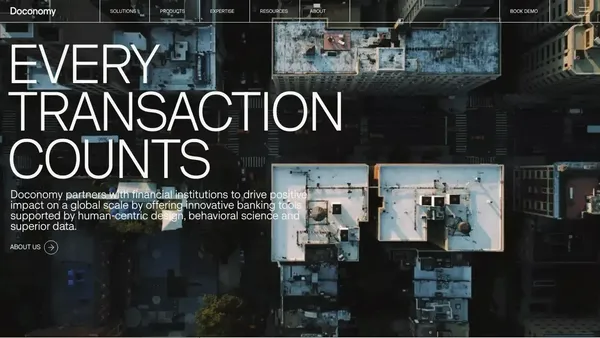 Doconomy - Landing design inspiration