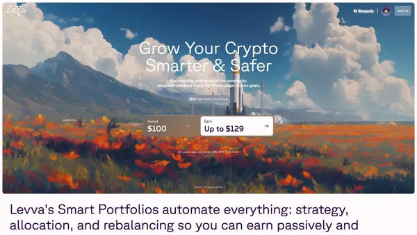 Levva.fi - Landing design inspiration