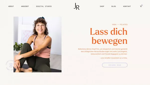 Janina Roeseler – Personal Yoga Trainerin - Landing design inspiration