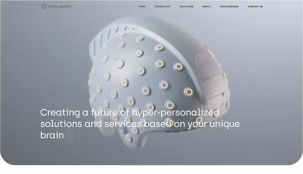 brain.space - Landing design inspiration