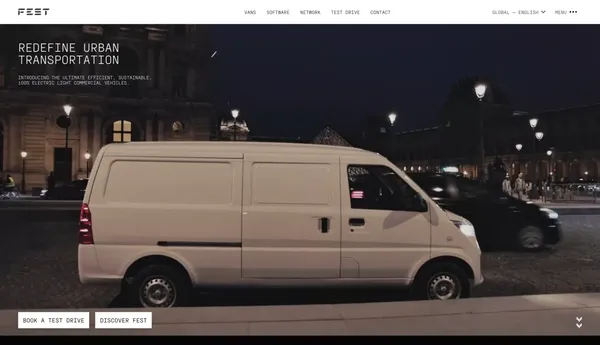 Fest Auto - Light commercial electric vehicles LCV - Portfolio design inspiration