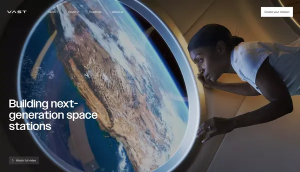 Vast – Building Next-Generation Space Stations - Landing design inspiration