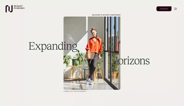49 North · Expanding Horizons - Landing design inspiration