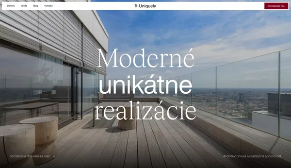 D.Uniquely - Landing design inspiration