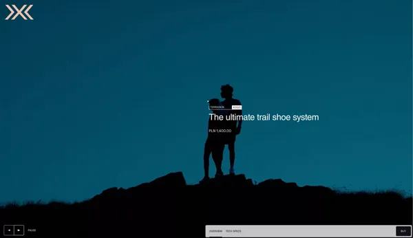 X-Bionic TerraSkin X00/C â Trail running sock and shoe system - Landing design inspiration