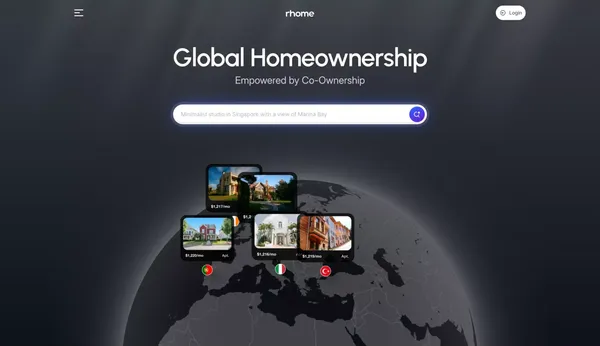 Rhome - Landing design inspiration