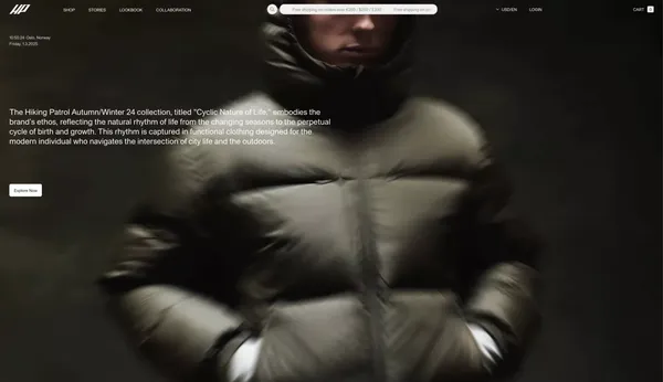 Hiking Patrol - Official Store - Ecommerce design inspiration