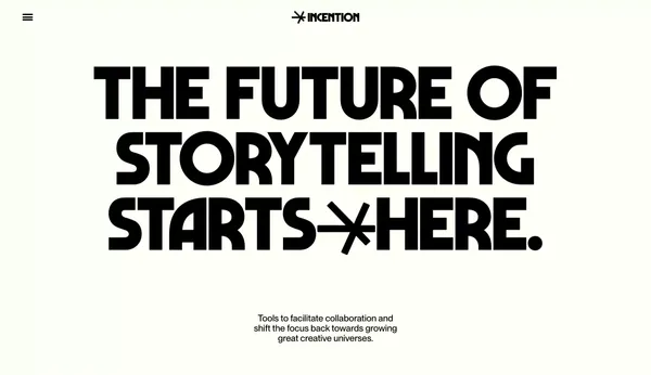 Incention - Landing design inspiration